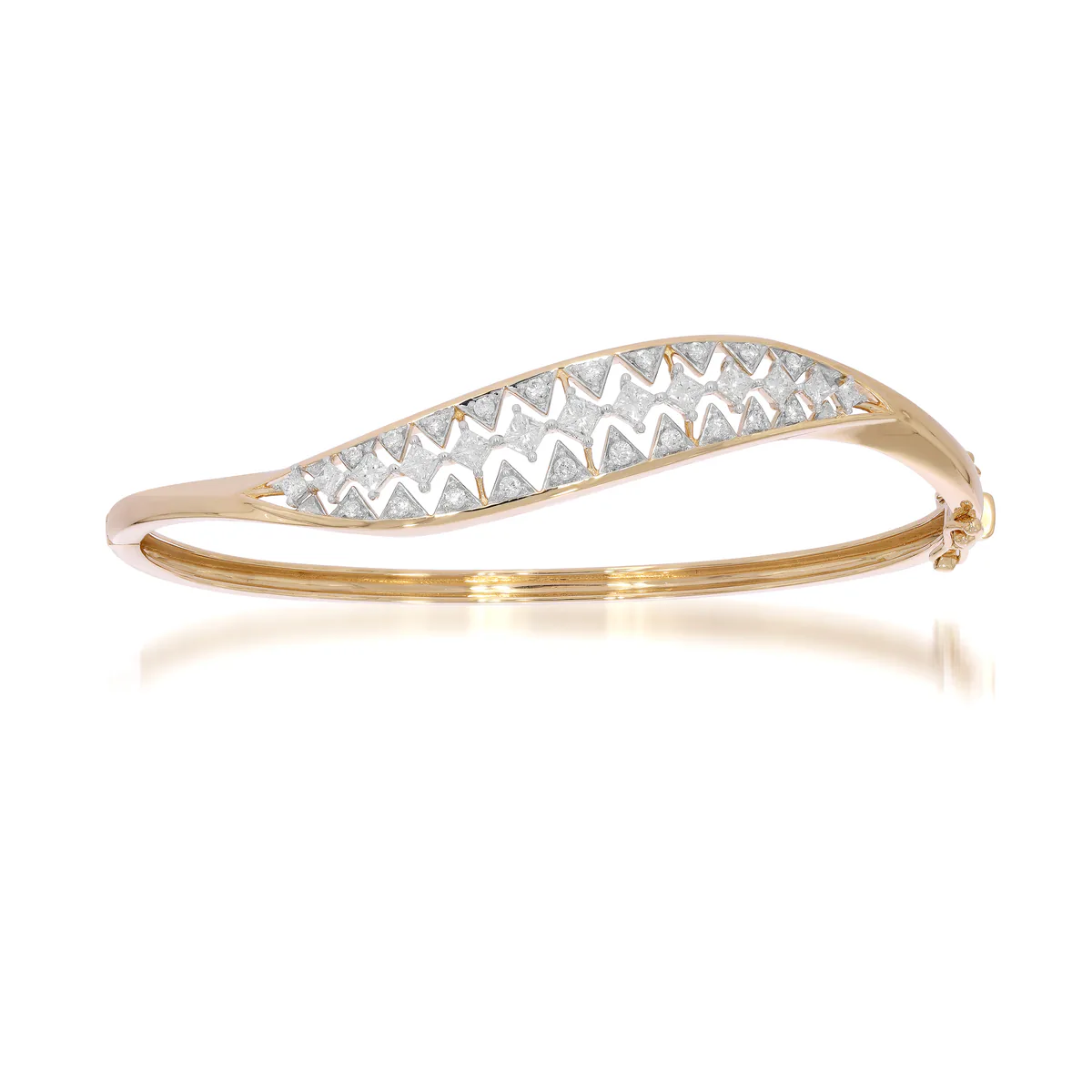 Diamond Curve Bangle
