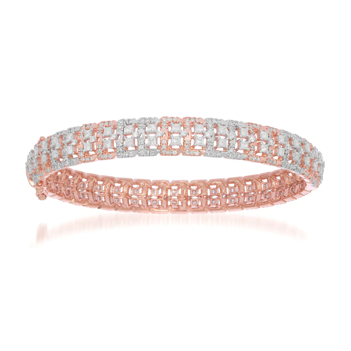 Diamond Halo Bangle