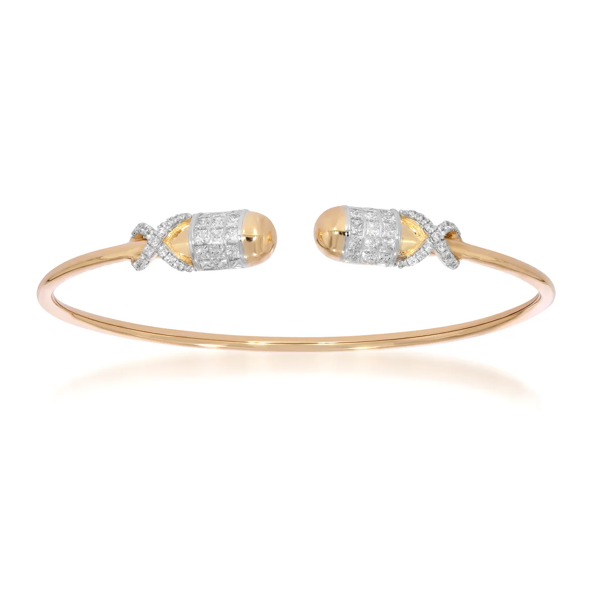 Rose Gold Diamond Bangle