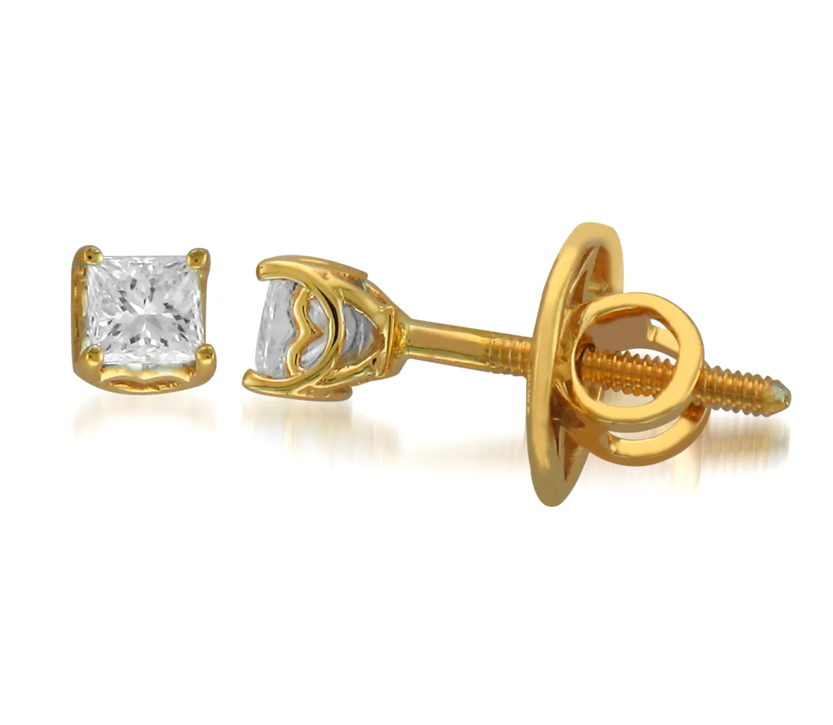 Diamond Arc Earrings