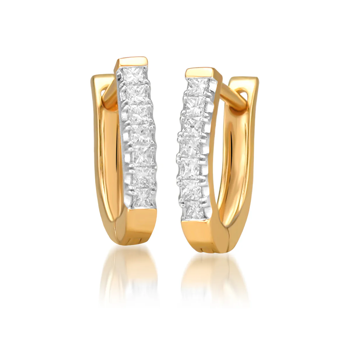 Diamond Pear Earrings
