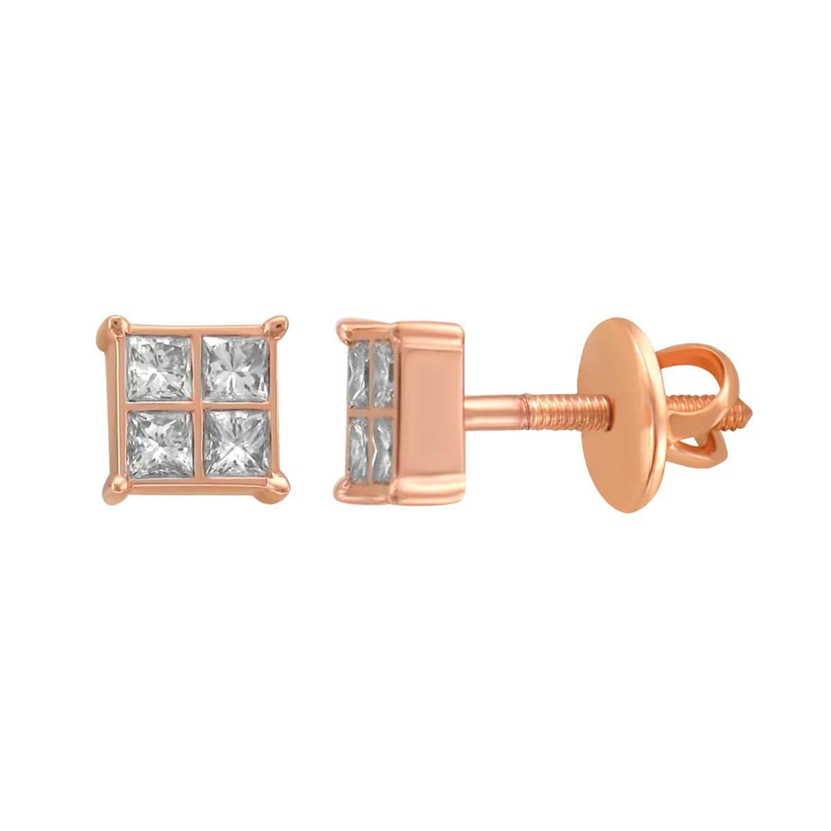 Diamond Petal Earrings