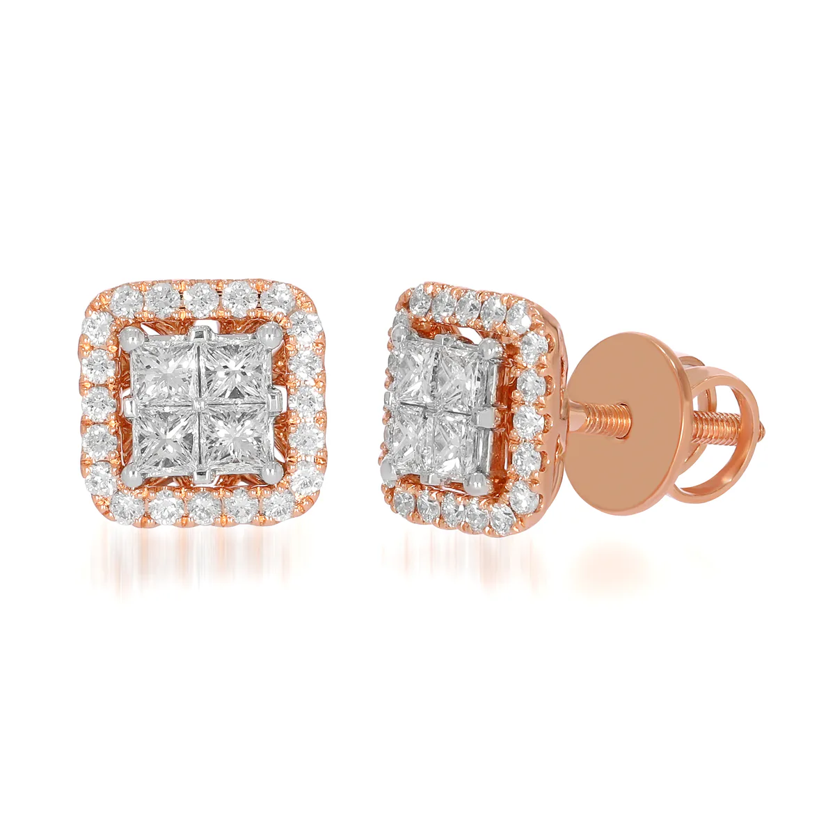 Princess Diamond Studs
