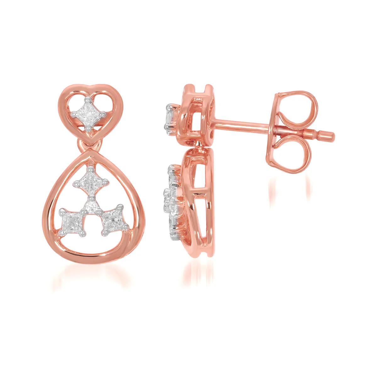 Diamond Flower Pendant